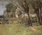 Theodore Robinson Willows oil on canvas